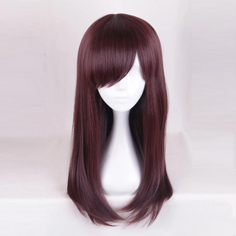 Парик для косплея Game OW DVA Женский термостойкий синтетический Хэллоуина вечерние