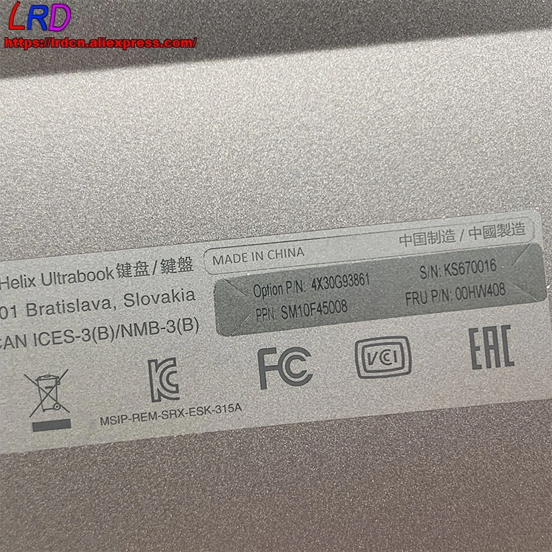 Новая Оригинальная Чешская клавиатура для Lenovo Thinkpad Helix 2-го поколения 20CG 20CH Ultrabook
