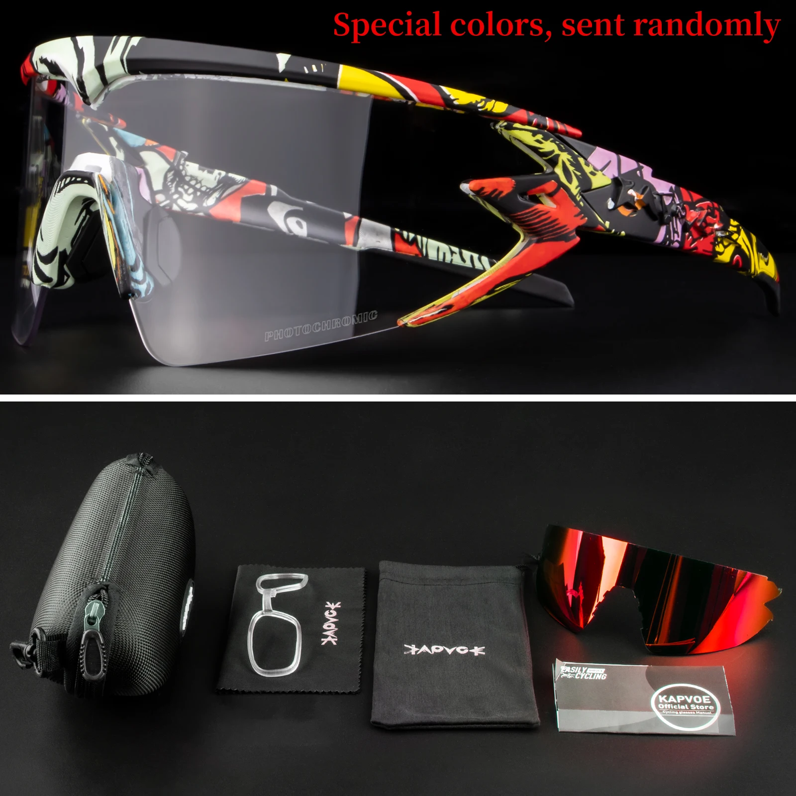 

Comfortable Photochromic Cycling Glasses Men UV400 MTB Bike Glasses Oculos Ciclismo Fishing Cycling Outdoor Sports Sunglasses