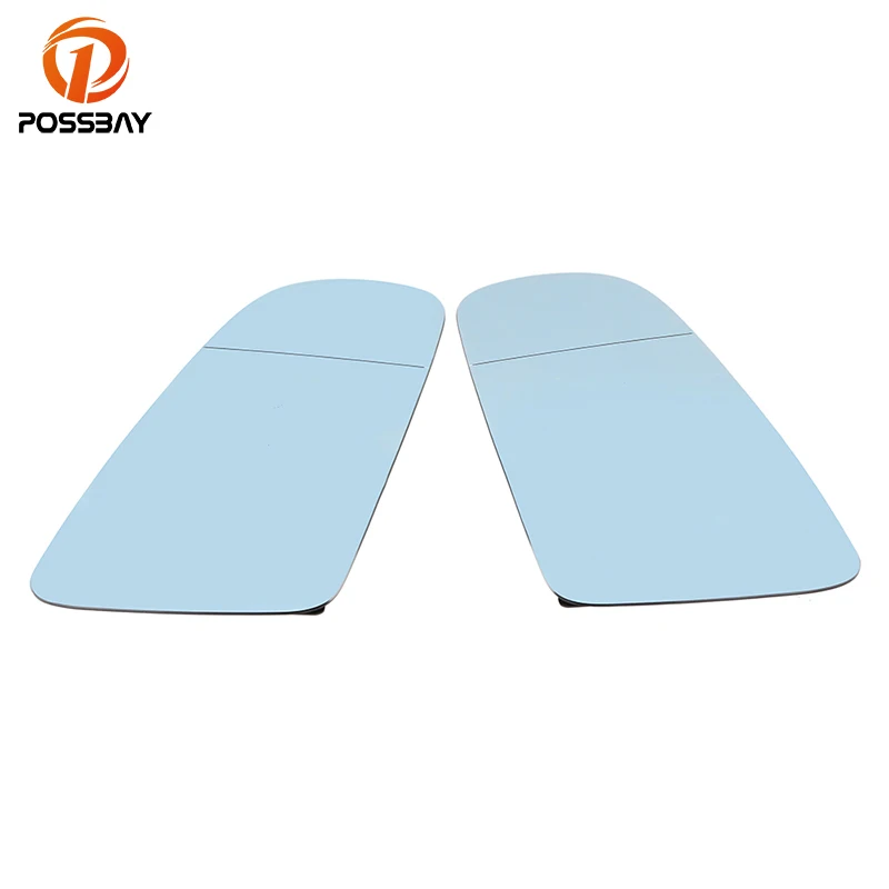 Синее боковое зеркало заднего вида POSSBAY с подогревом автомобильное внешнее