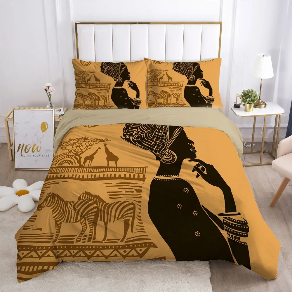 

3D роскошное постельное белье набор постельных принадлежностей, одеяло крышка набор простыня евро 2,0 1,5 семья для домашнее постельное белье набор из 7 индийская женщина