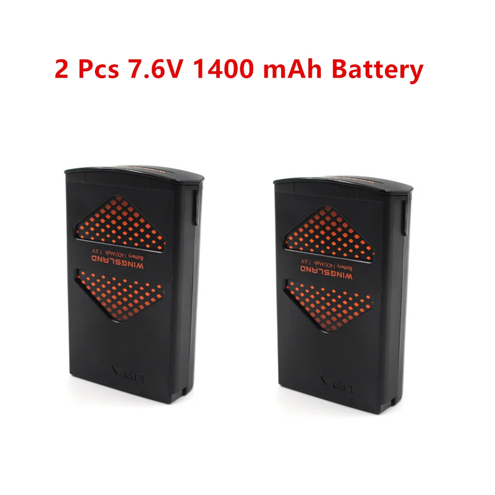 2 pcs battery Для Wingsland S6 Радиоуправляемый Дрон полный комплект запасная часть батарея/лопасть пропеллера/Светодиодный прожектор пуля мяч и т. д. аксессуары - Цвет: 2 pcs battery