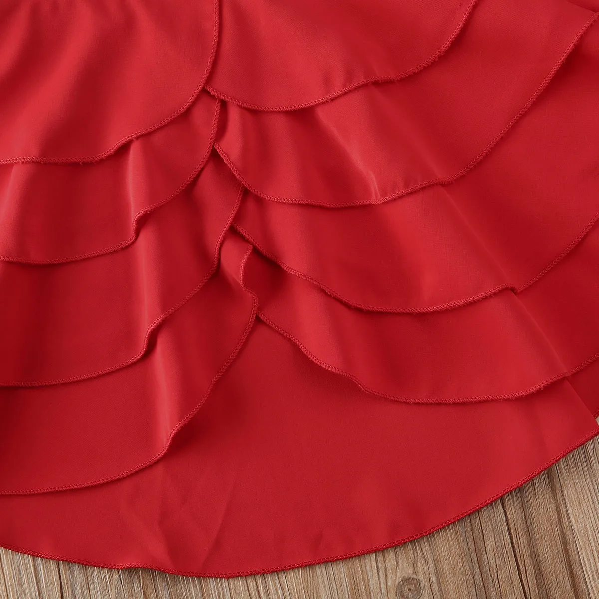 Летнее платье принцессы для маленьких девочек Платье подружки невесты Детское