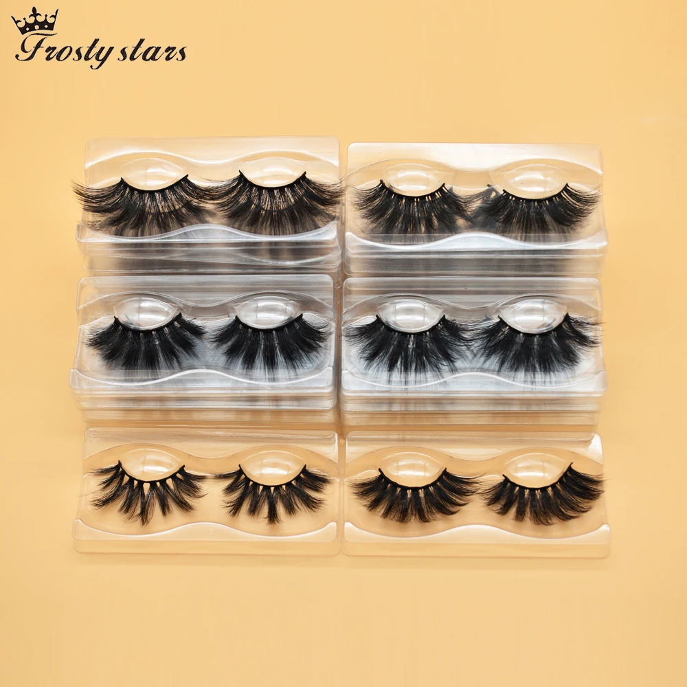 

Premium False Eyelashes Long 30Pairs Soft 25mm 3D Faux Mink Lashes Wholesale Dramatic Wispy Fake Eye Lashes Vendors Bulk