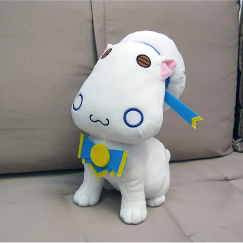 

Anime ARIA Cosplay Plush Toy Aria Pokoteng White AQUA Cat Figure Doll Cute Soft Stuff Pillow 38cm For Gift