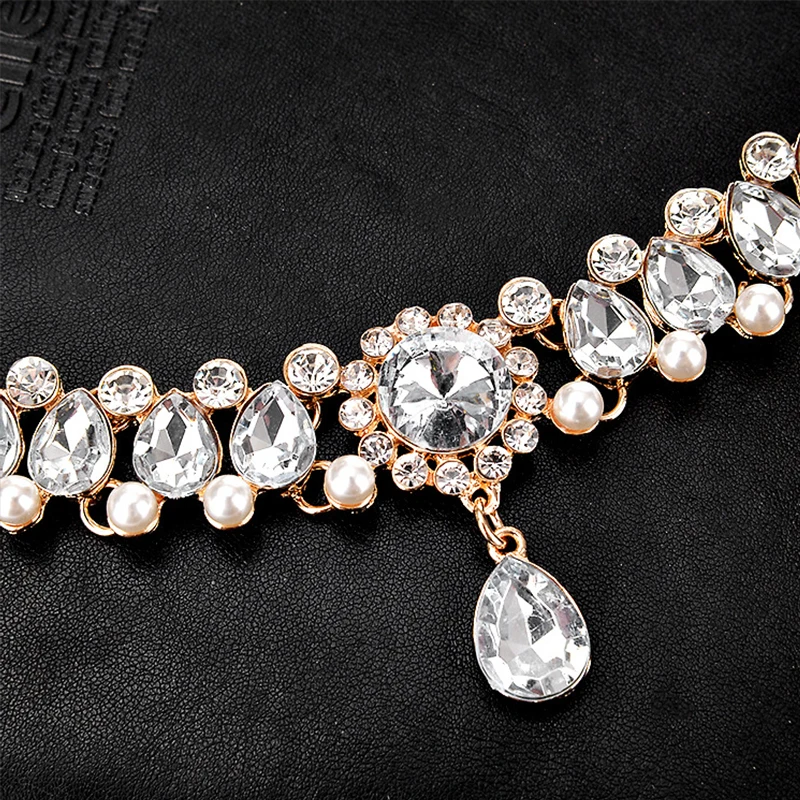 Женское Ожерелье с искусственным жемчугом в европейском и американском