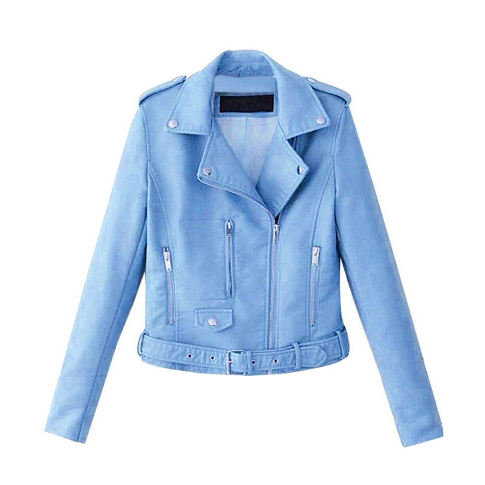 Женская моторная куртка с лацканами модные байкерские укороченные топы на