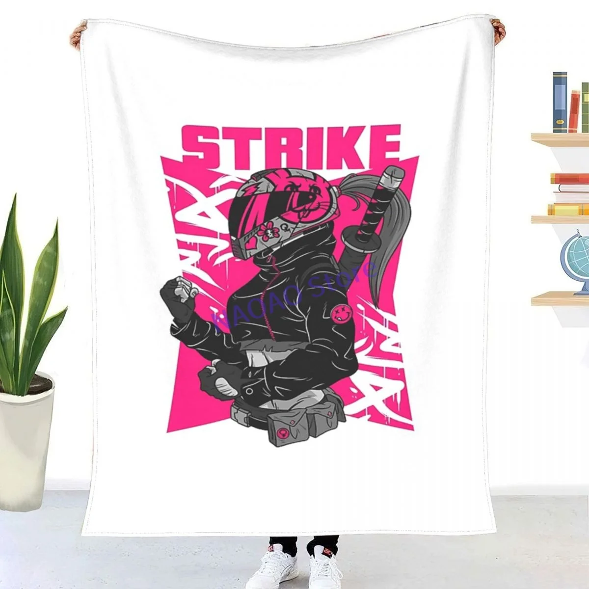

Amazing Anime Strike Design Throw Blanket Sheets on the bed Blankets on the sofa Decorative lattice bedspreads Happy nap for