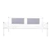 

Metal Daybed Solid Metal Large Storage Space With Vintage Headboard &Footboard For Adult Kids Teenagers 220 Lbs Capacity