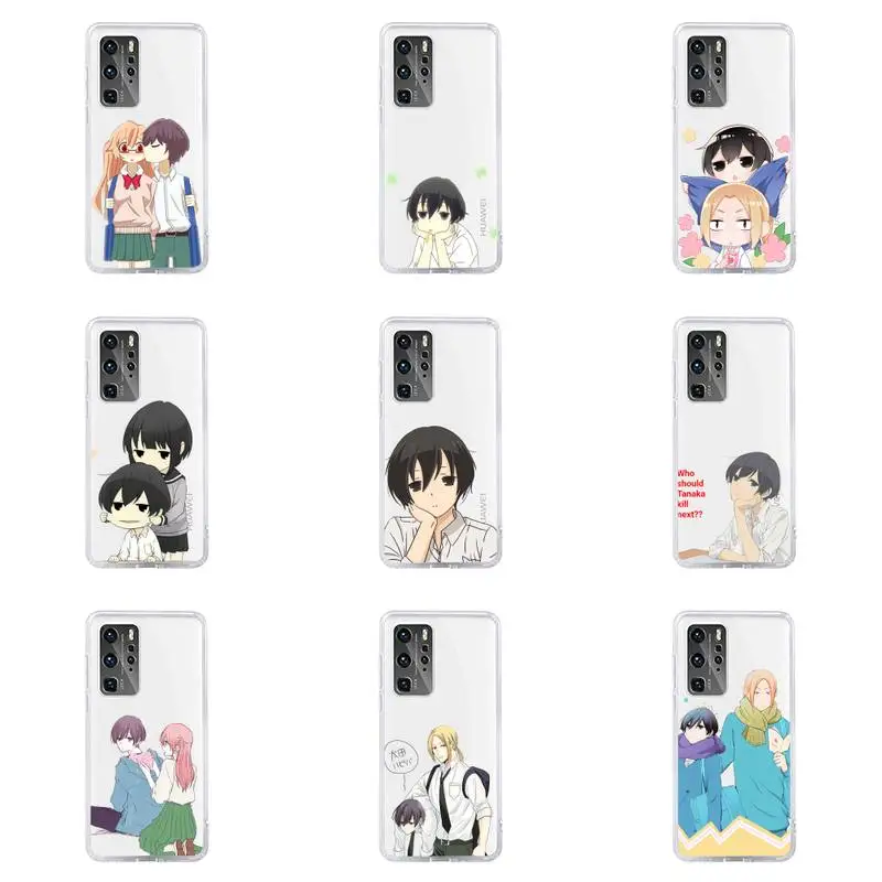 

tanaka kun is always listless Phone Case For Huawei P40 P30 P20 Mate Honor 10i 30 20 i 10 40 8x 9x Pro Lite Transparent Cover