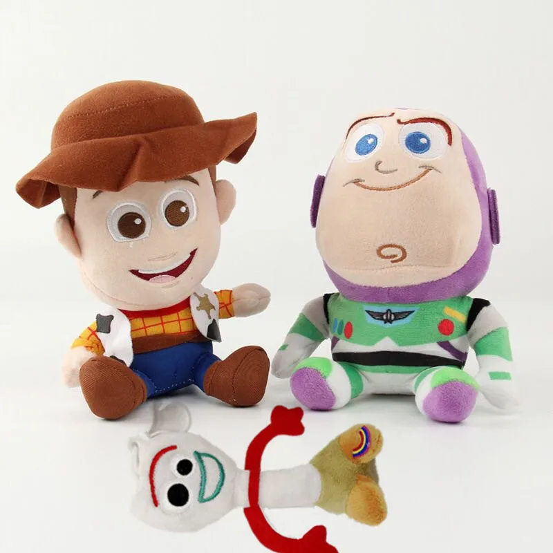 Фильм Pixar Toy Story 4 Forky Woody& Buzz Lightyear 20 см мягкая плюшевая кукла аниме фигурка детские игрушки дети подарок