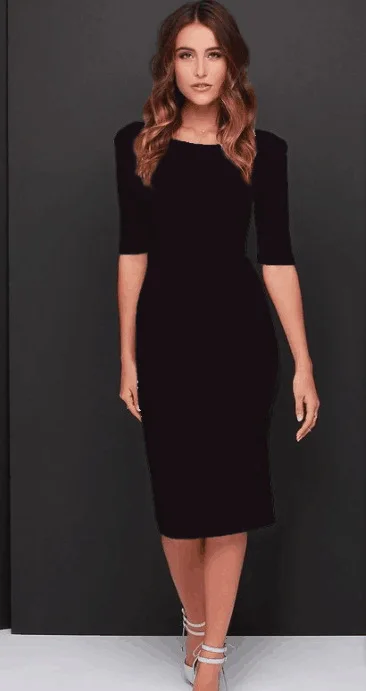 Женское облегающее платье-карандаш OCQBI Элегантное Длинное Платье с принтом и без