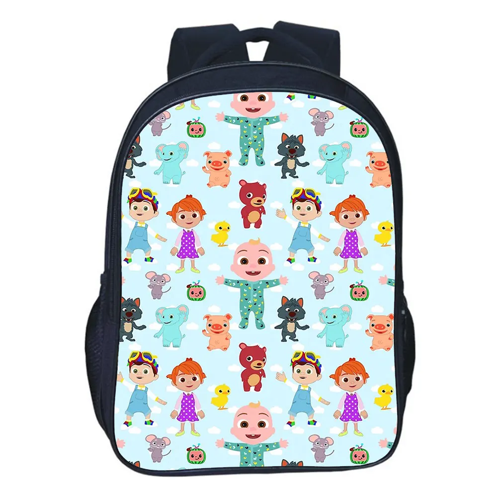 

Cocomelon Backpack Boy Girl Bag Childrens School Bags Teen Students Backpack Cartoon Print Kawaii Bookbag Fashion Mochila