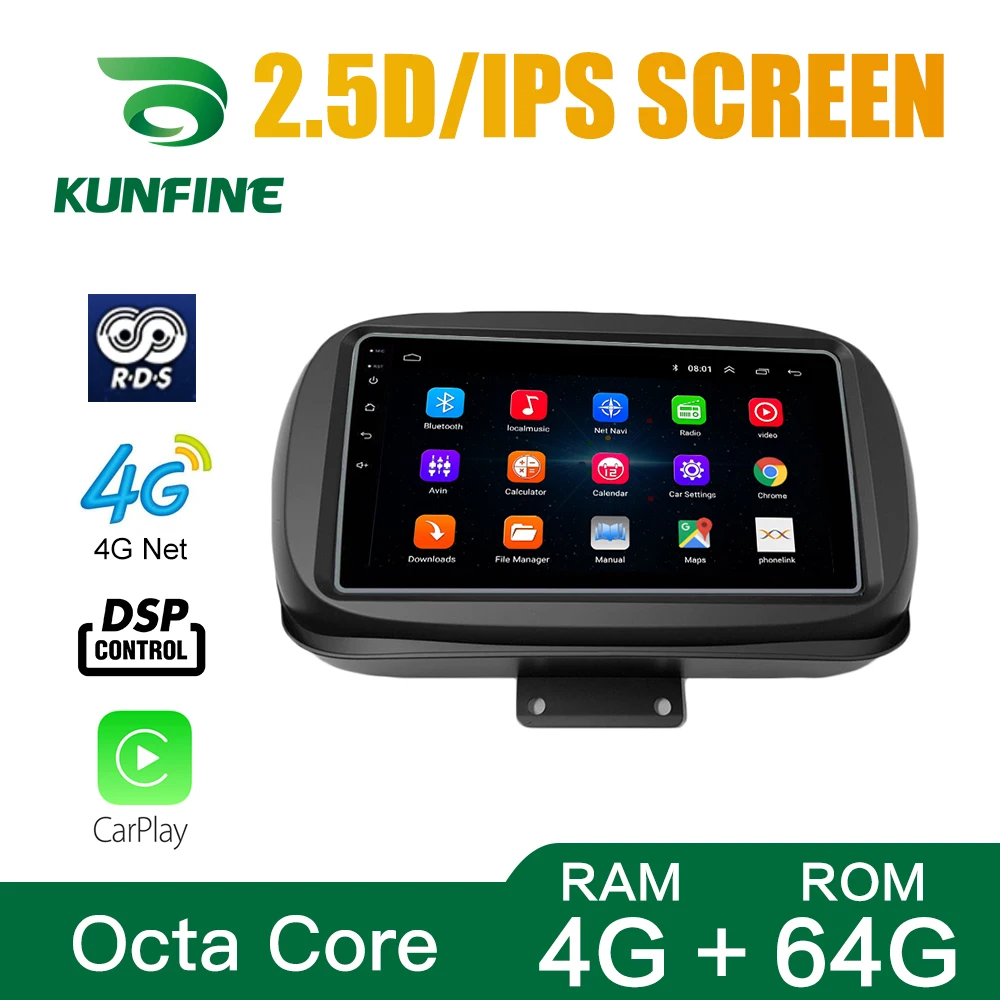 Car Stereo for FIAT 500X 2014 Octa Core Android 10.0 Car DVD GPS Navigation Player Deckless Radio WIFI Headunit
