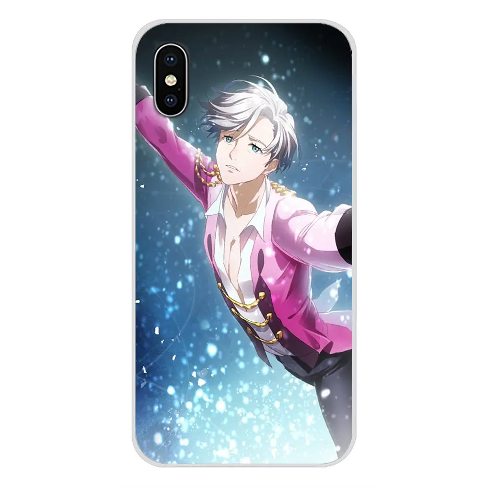 Прозрачный мягкий чехол для сумки с милым аниме Юри на льду huawei G7 G8 P7 P8 P9 P10 P20 P30 Lite