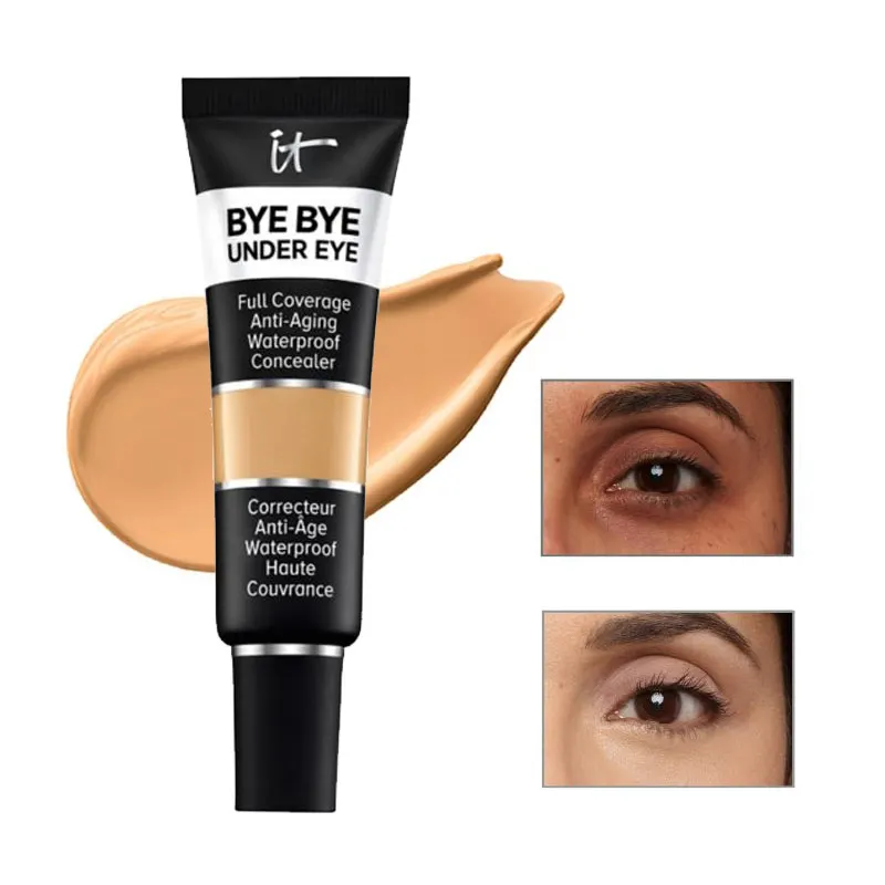 

IT Cosmetics It Bye bye Under Eyes Concealer Full Cover Dark Circles Anti-Aging Concealer Cream Waterproof Face Makeup