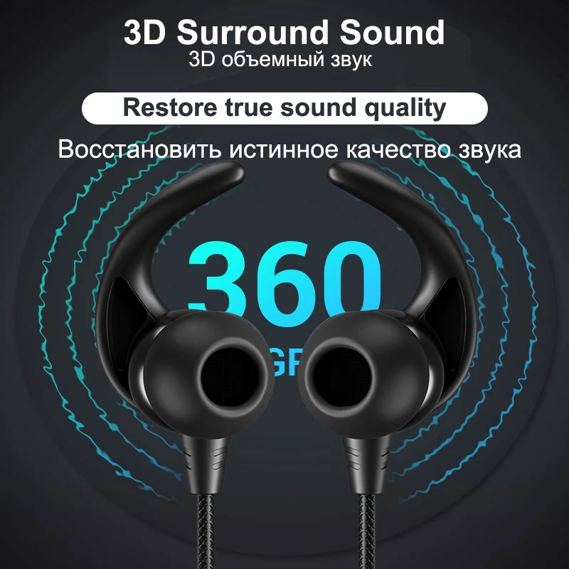 Новейшие беспроводные наушники Picun H26X Sport bluetooth v5.0 IPX7 гарнитура RGB светодиодный 7
