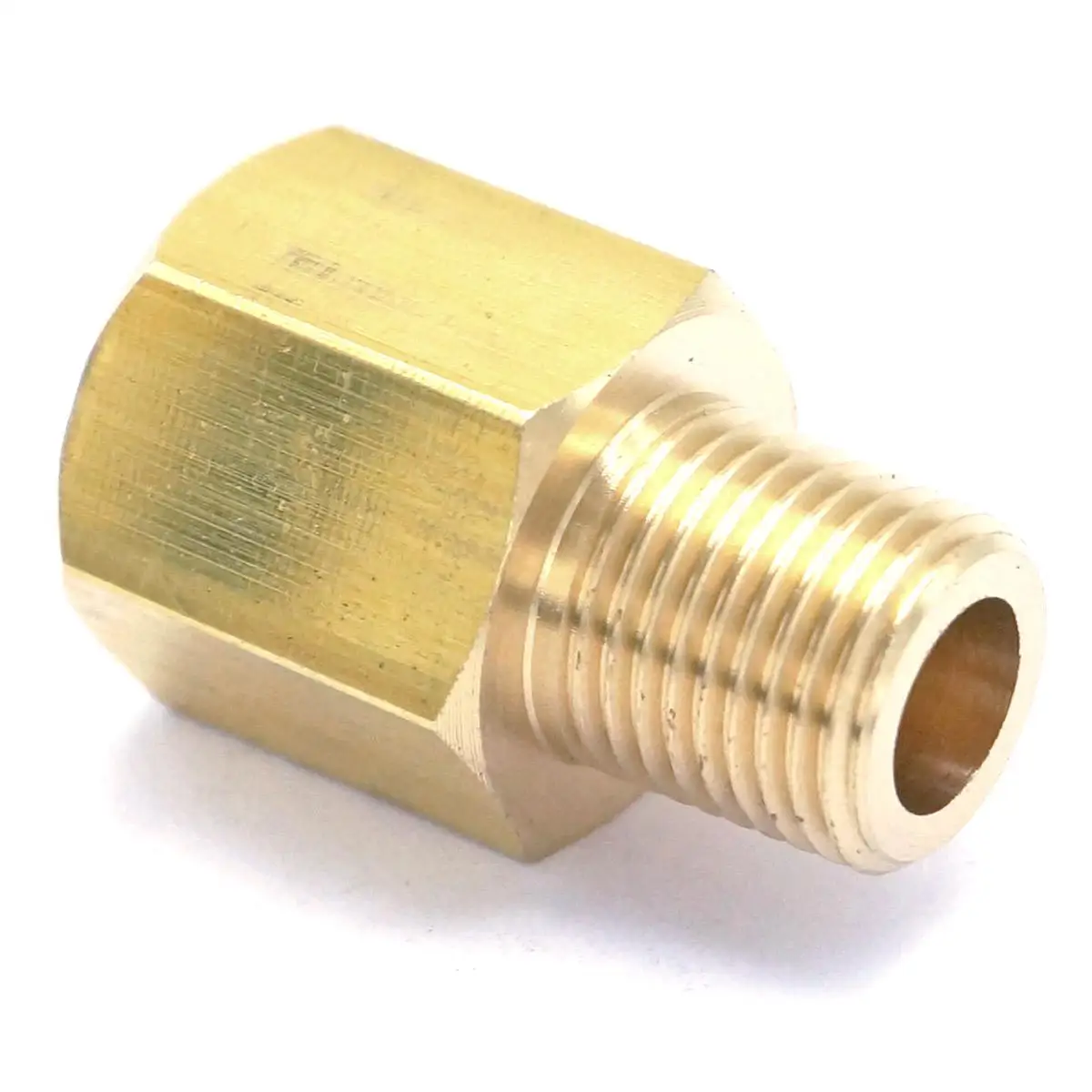 Латунный фитинг для труб с наружной резьбой 1/8 дюйма и внутренней NPT адаптер