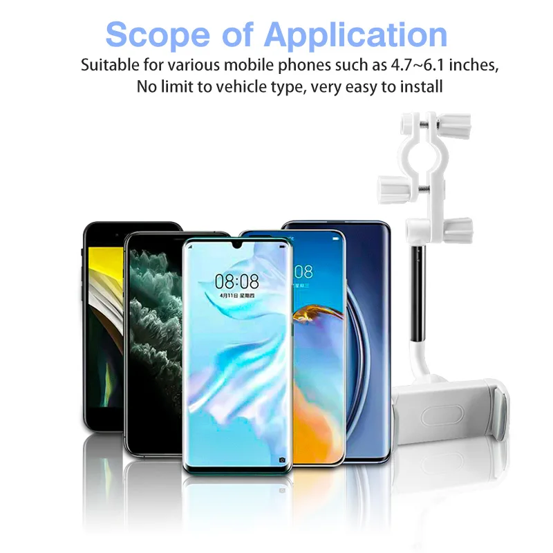 

McGiLLon Car Phone Holder Rearview Mirror Phone Stand Mount 360 Degrees Rotation Car Holder Mount GPS Navigation Bracket