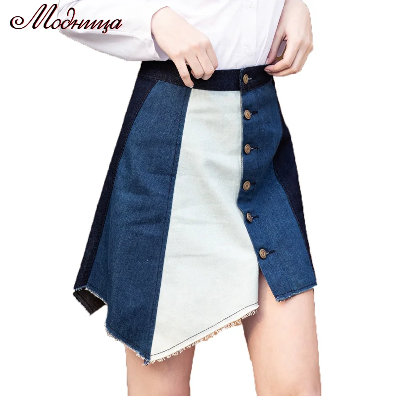 Женская Асимметричная юбка большого размера|Женские юбки| |