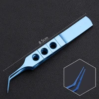 best new mcpherson tying forcep 85mm with tying platform toothless tweezers ophthalmic surgical instrument