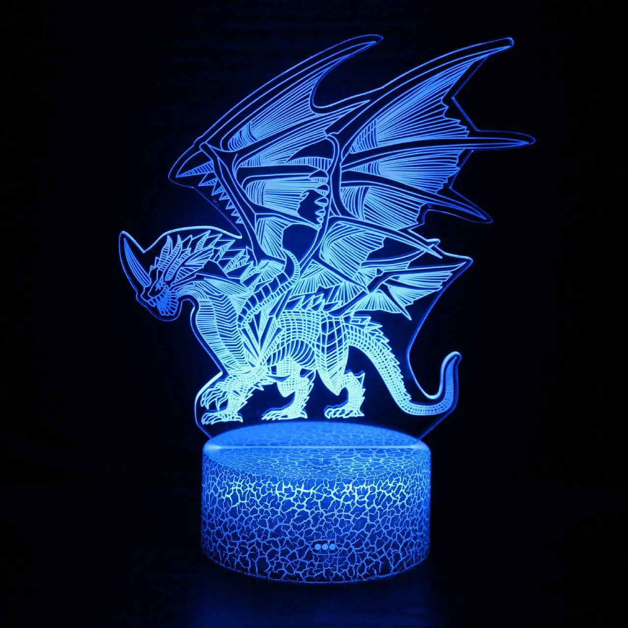 Ночник Nighdn с 3d изображением динозавра прикроватный светильник настольная лампа