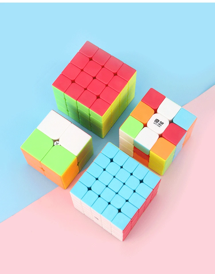 Qiyi 2x2 3x3 4x4 5x5 волшебный куб Cubo Magico Professional Puzzle Warrior W 2x2x2 3x3x3 4x4 speed Cube Stickerless Game куб, игрушка