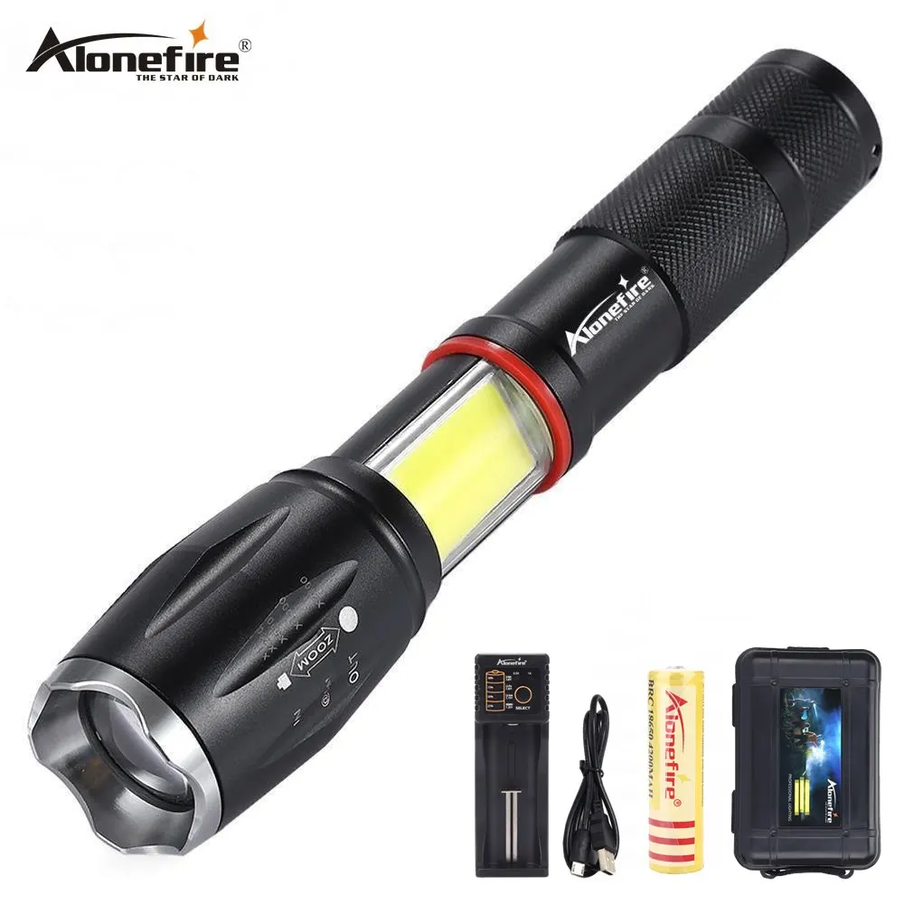 AloneFire G701 фонарик 5000lm CREE XM-L T6 светодиодный алюминиевый водонепроницаемый