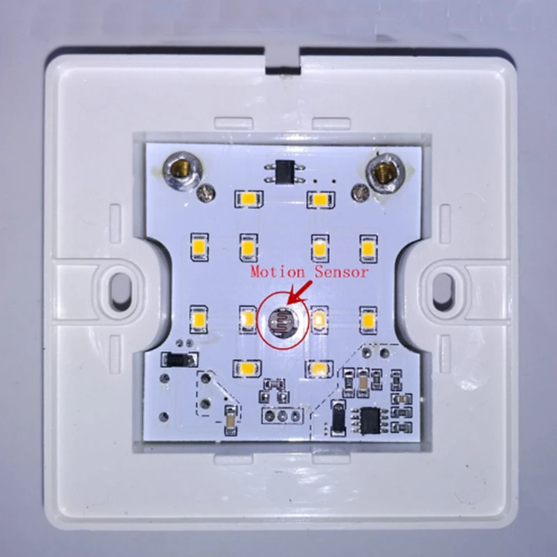 10 шт./лот внутренний угловой светильник радар индукционный умный датчик