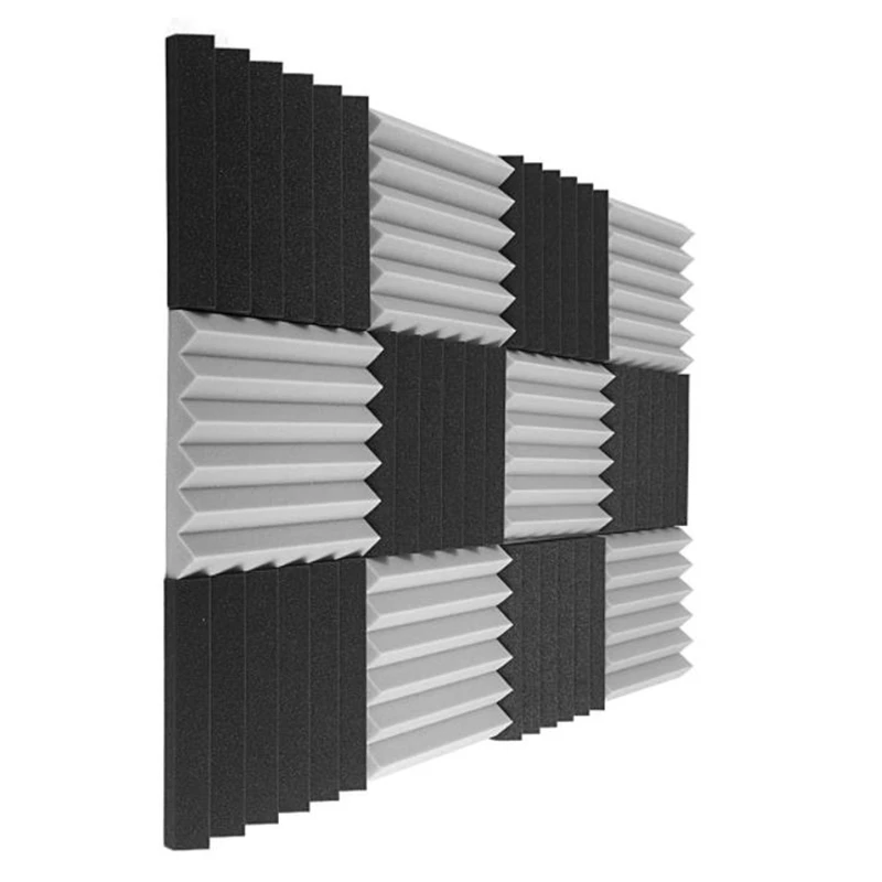 

24 Pcs Acoustic Foam Panel, Sound Insulation Pad,Sound Insulation Foam Panel,Studio Foam,Sound Insulation Foam,5X30X30cm