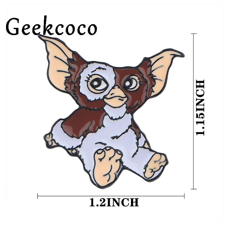 Мультфильм каваи Gremlins жесткая эмаль броши Металлические Булавки para ropa для детской обуви одежда рюкзак diy ремесло украшение J0741