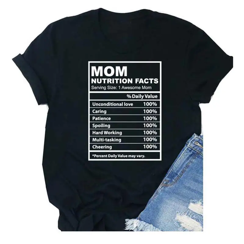 

Женские мама калории эстетическое футболки женские короткий рукав графические топ с девизом уличная летняя буквы мягкая модная футболка