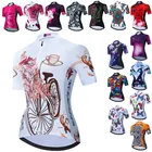 Женская велосипедная Джерси Weimostar, быстросохнущая летняя велосипедная Джерси, топы, профессиональная команда, велосипедная рубашка, одежда для велоспорта
