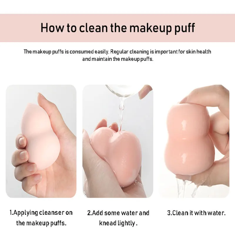 Форма капли воды косметическая губка спонж для макияжа смешивание лица Жидкая