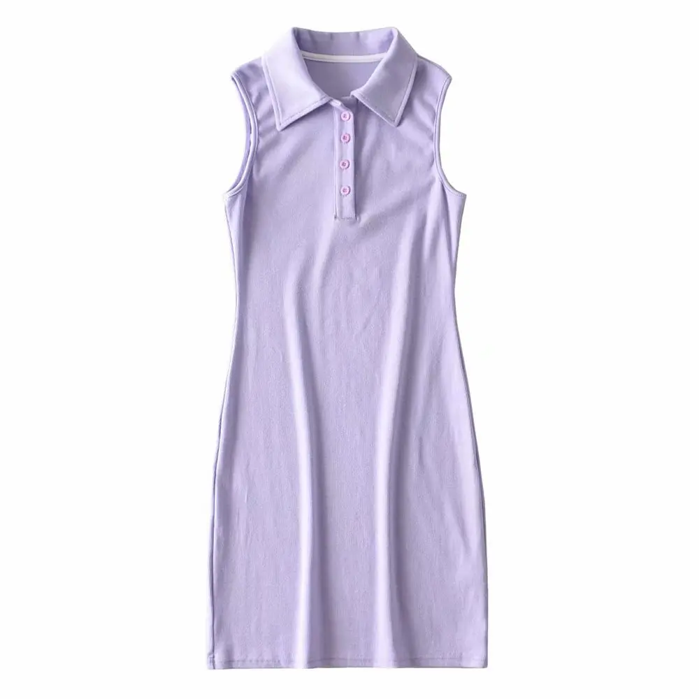 

Women Sleeveless Slim Dress Sexy Elegant Casual Girl Solid Color Summer Dresses Skirt