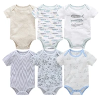 toddler baby boys bodysuits bebe fille unisex one piece 6pcs infant baby girls onesies 0 12m newborn 100 cotton roupas de bebe