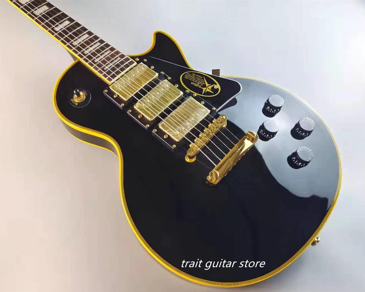 Индивидуальная электрическая гитара фингерборд из палисандра 3 пикапа может