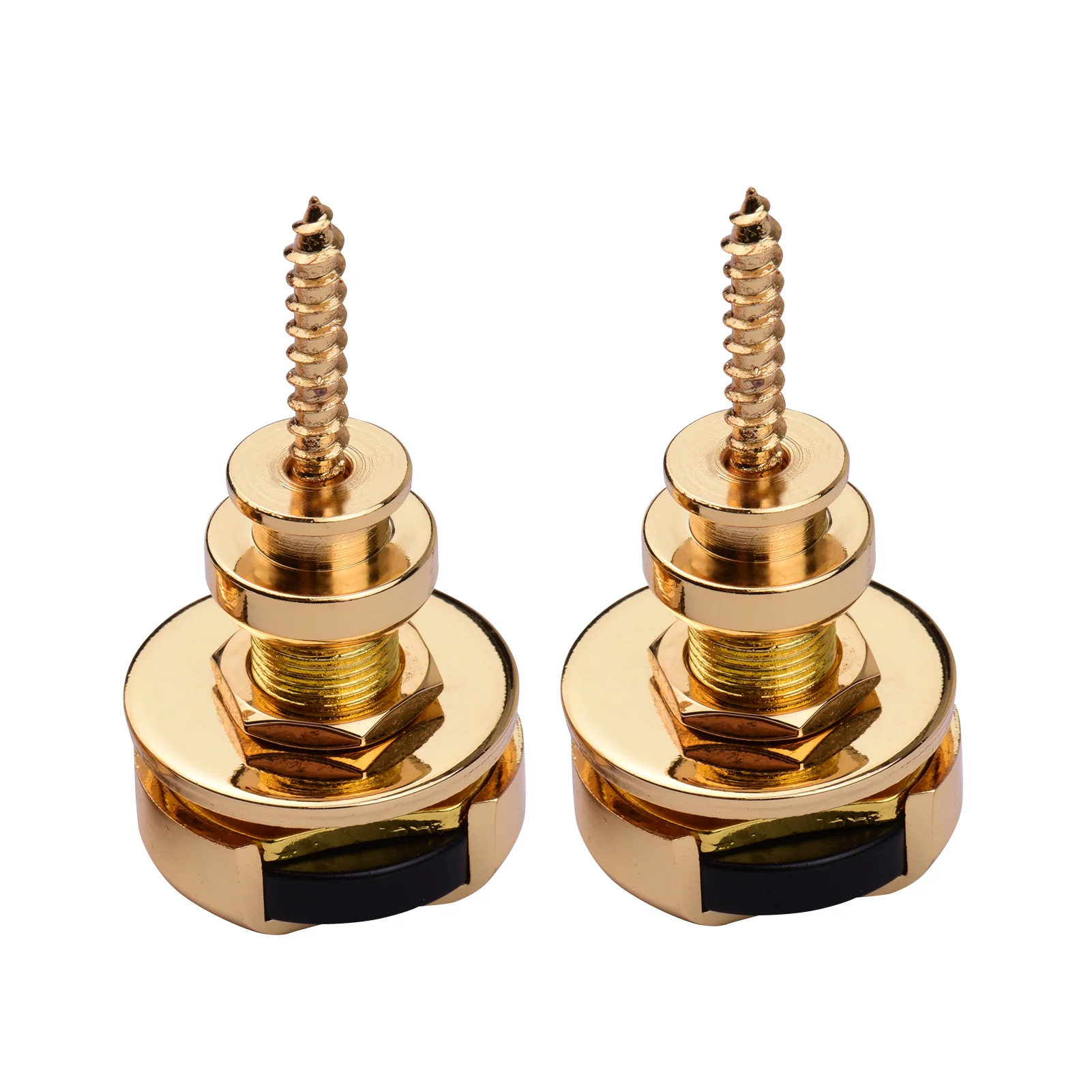 2 stücke gitarre strap locks metall sicherheit quick release strap tasten retainer silber für akustische elektrische gitarren bass free glob