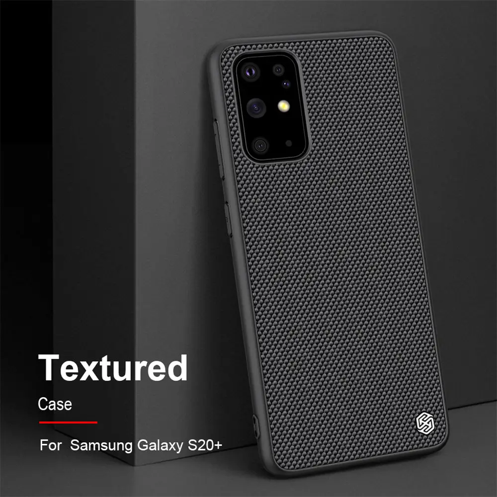 

For Samsung Galaxy S20 Ultra Matte Nillkin Textured Nylon Fiber Back Mobile Phone Cover Case Non-slip