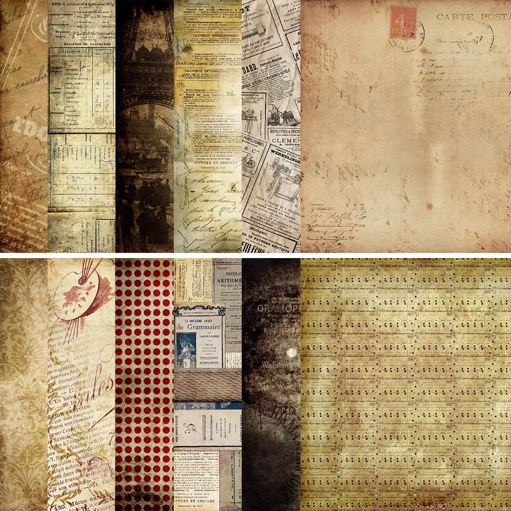 AHOMASH винтажный материал фоновая бумага нежелательный журнал Скрапбукинг