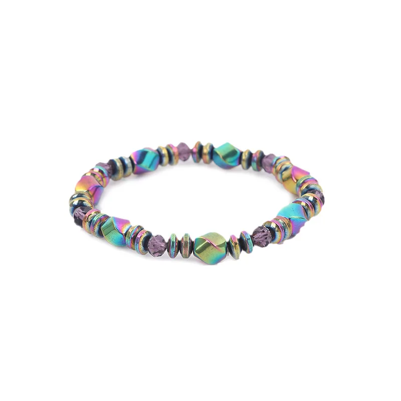 Модные магнитные браслеты с бусинами для здоровья эластичный браслет из