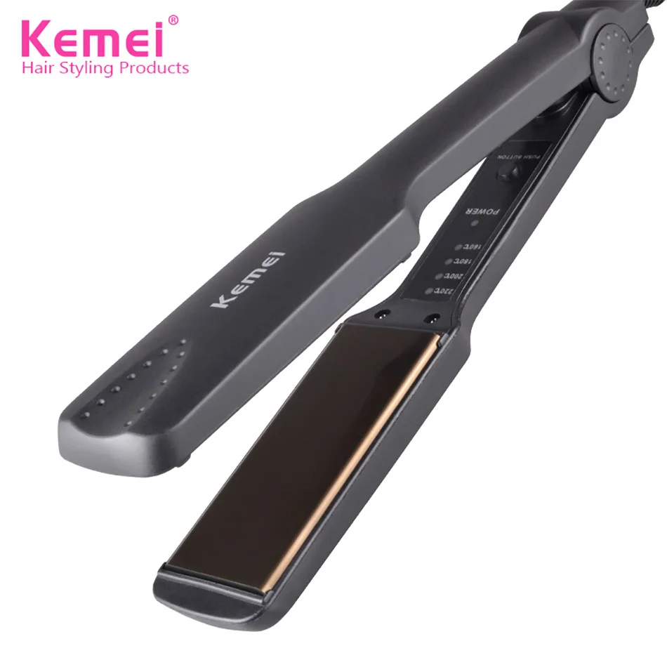 Kemei KM-329, профессиональные выпрямители, электрический выпрямитель для бороды, выпрямитель для волос, плоский утюг, быстрый разогрев, KM-328, инструменты для укладки