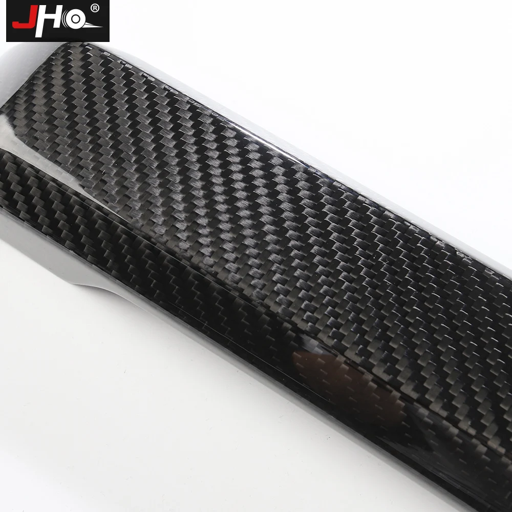 

JHO Real CARBON FIBER INNER DOOR HANDLE OVERLAYS COVER TRIM KIT For Ford F150 2017-2020 Raptor 2018 2019 Car Accessories