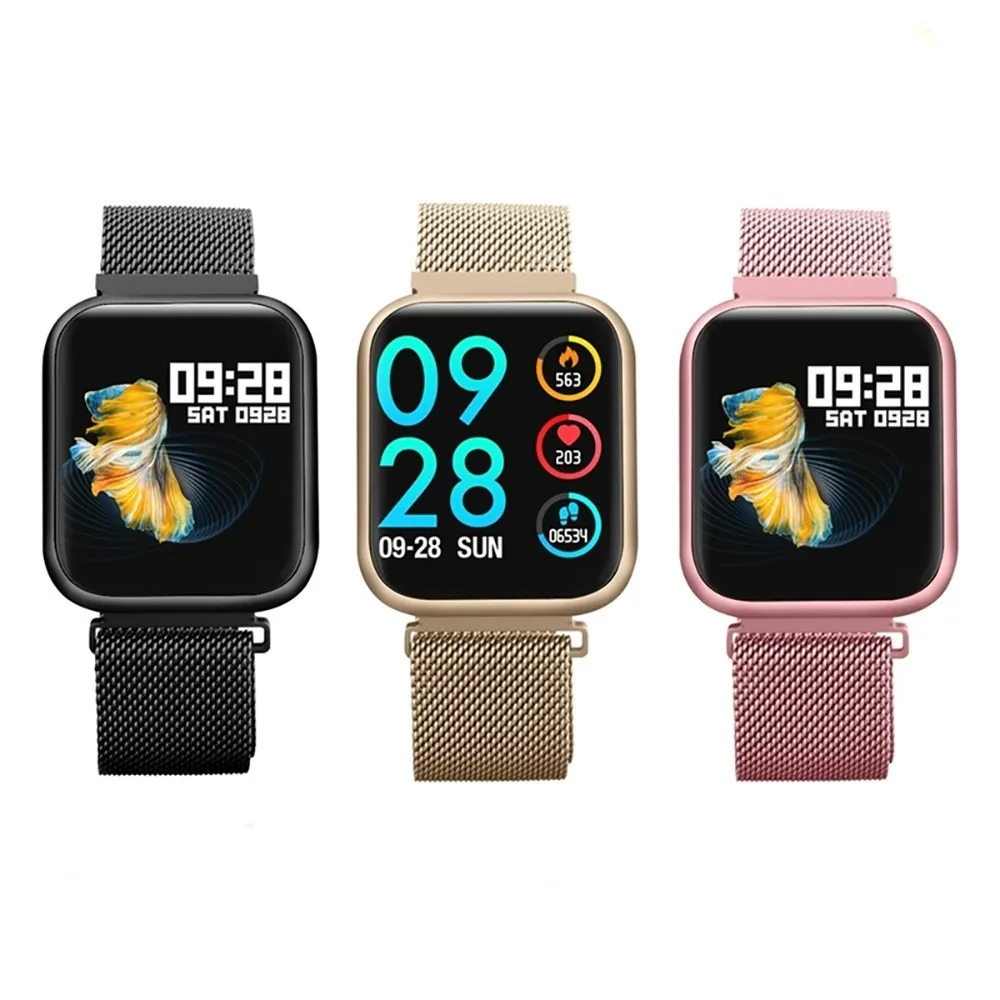 Смарт часы P80 Smartwatch с ips полный сенсорный экран для сердечного ритма кровяное
