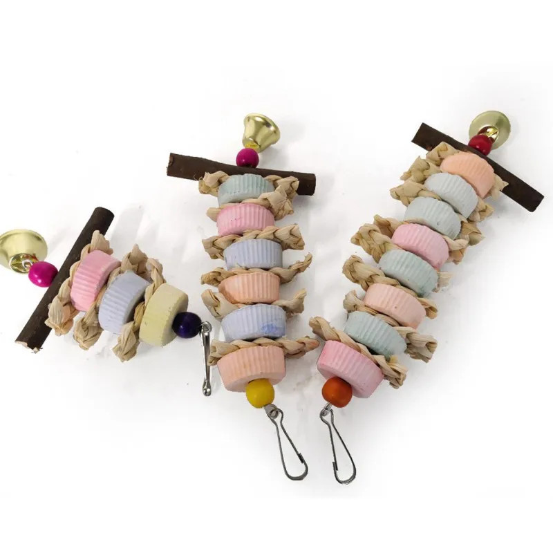 Птицы попугаи шлифовальный камень жевательная игрушка рот молары игрушки из