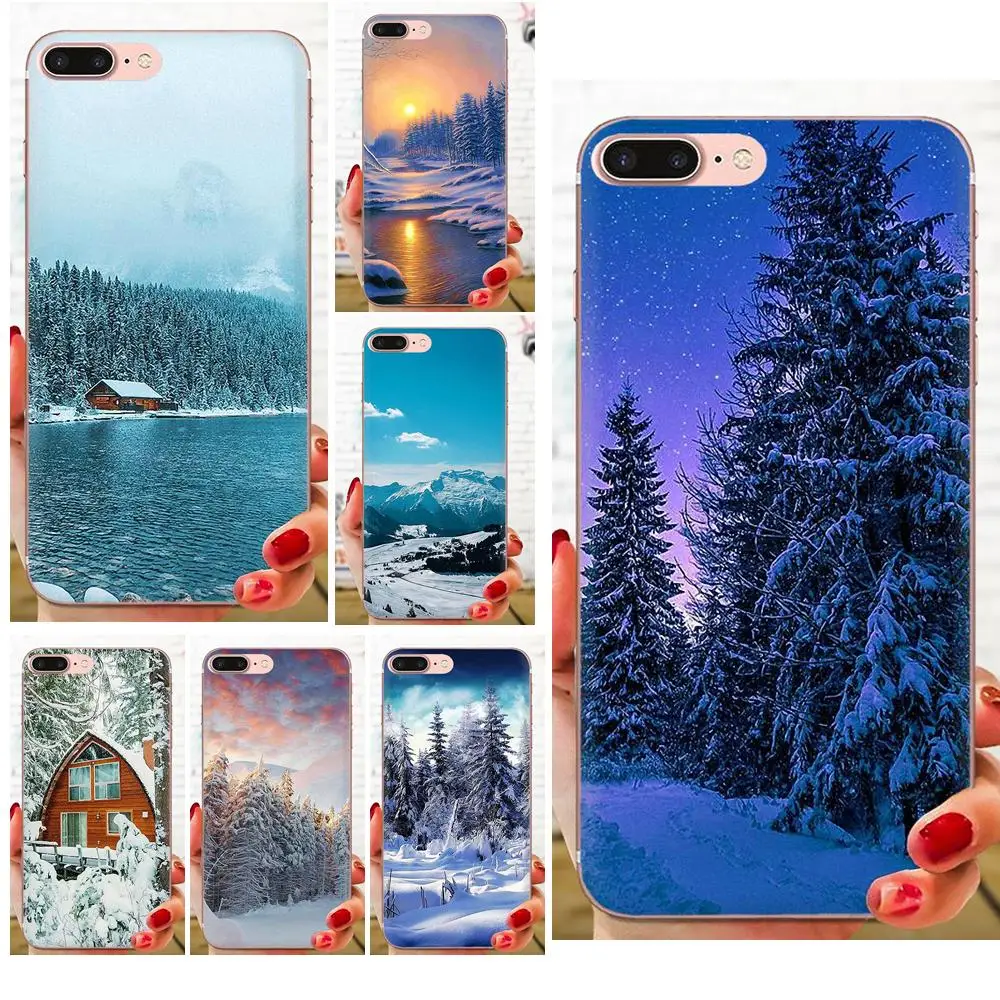 Зимний Снежный лес уникальный дизайн высокое качество чехол для телефона Xiaomi Redmi