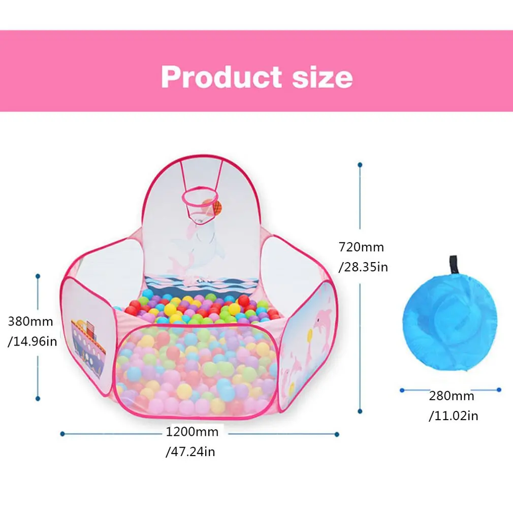 Складной детский бассейн с дельфинами яма для помещений и улицы игровой домик