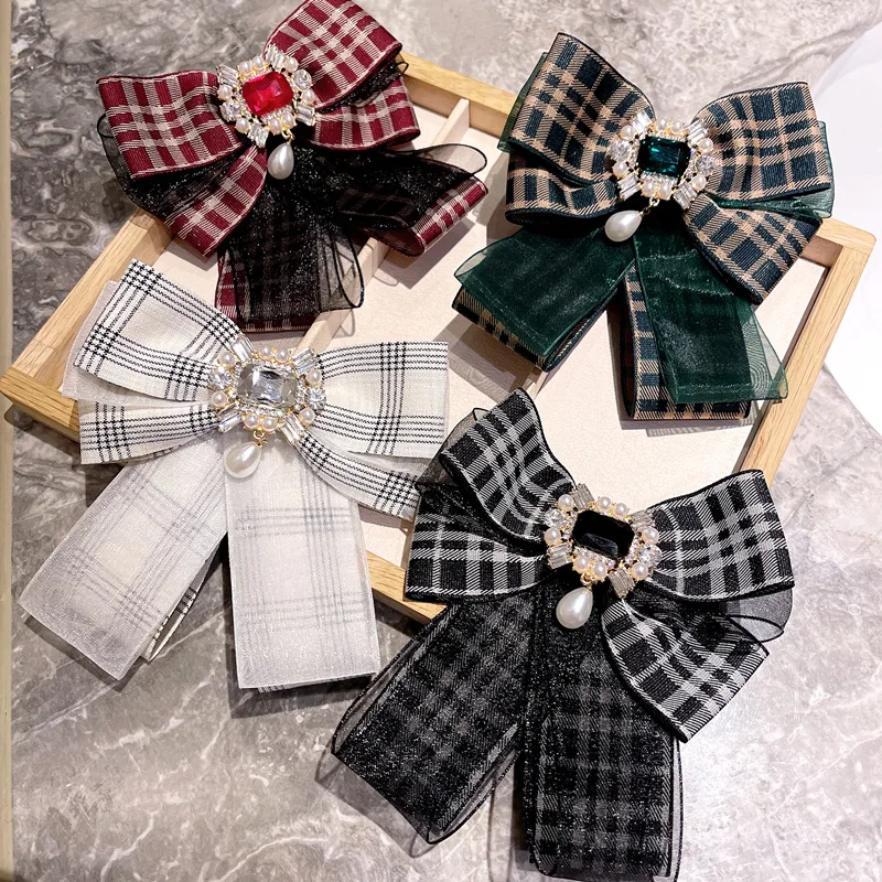 

Korea Handmade England Academy Solid Rhinestone Shirt Pins Neck Bow Tie Apparel Accessories Fashion Jewelry-CDNLB009F