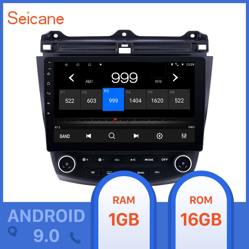 Seicane 2DIN Android 9 0 10 1 &quotавтомобиль gps радио плеер для Honda Accord 7 2003 2004 2005 2006 2007 8 ядерный