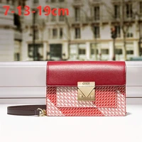 the latest trend 100 genuine leather lady chain bag fashion one shoulder messenger bag luxury brand designer printed ch wallet